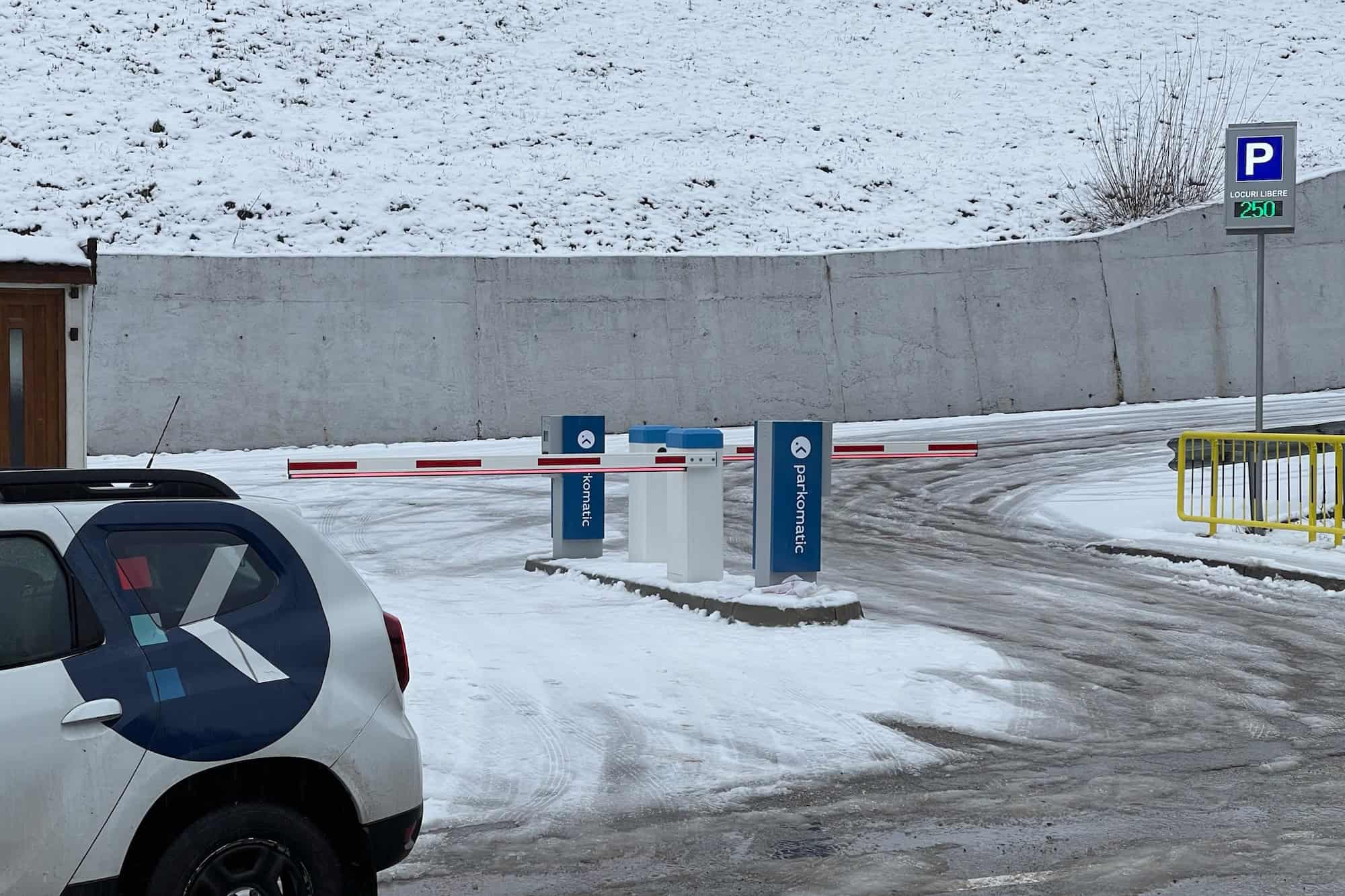 Sistem de parcare Parkomatic la domeniul schiabil Rarău