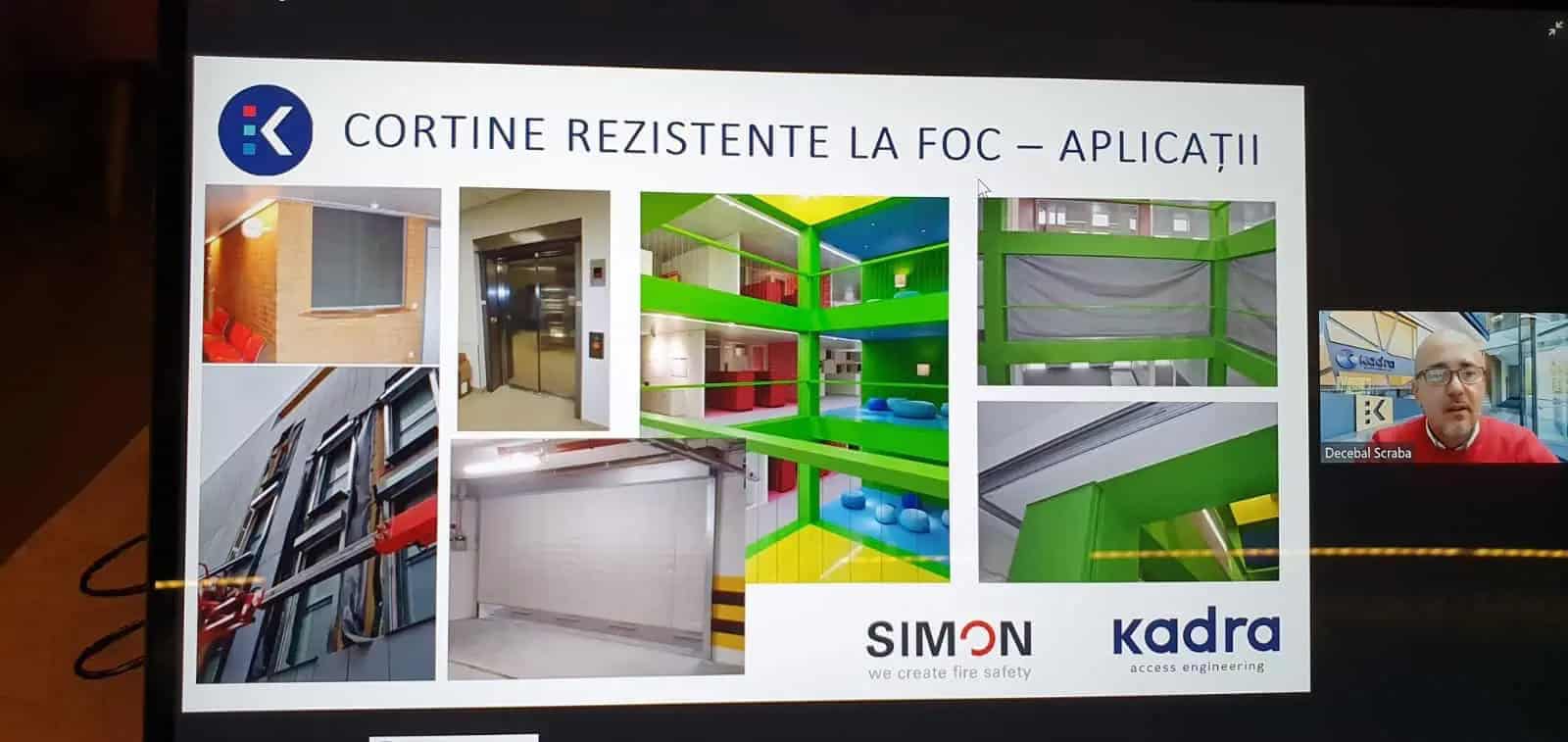 Cortinele rezistente la foc Soluția sigură și versatilă propusă de KADRA la ultimele evenimente de specialitate ale anului 2021
